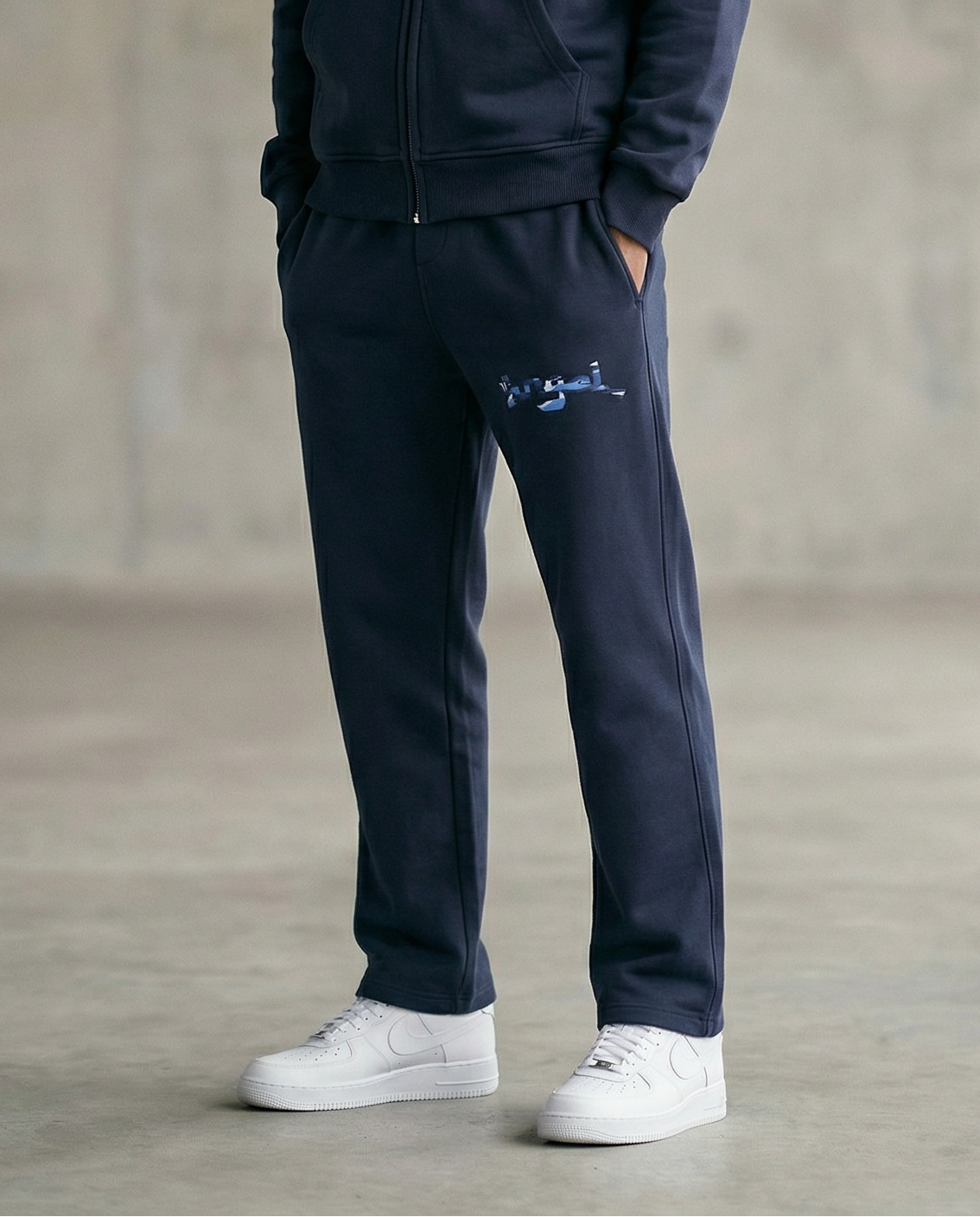 1/2 angel Zipper Hoodie